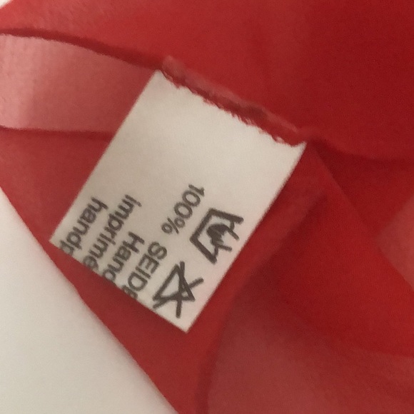 VTG Christian Fischbacher Signature Silk Scarf Stunning Iris Floral Pattern - Picture 3 of 15